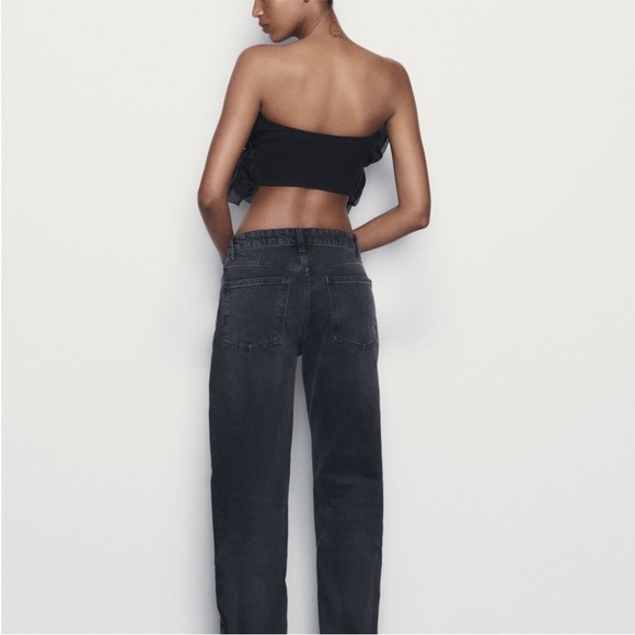 NWT Zara Organza Crop Top - Picture 4 of 7